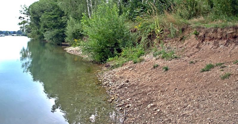 Jezero po těřbě štěrkopísku