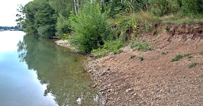 Jezero po těřbě štěrkopísku